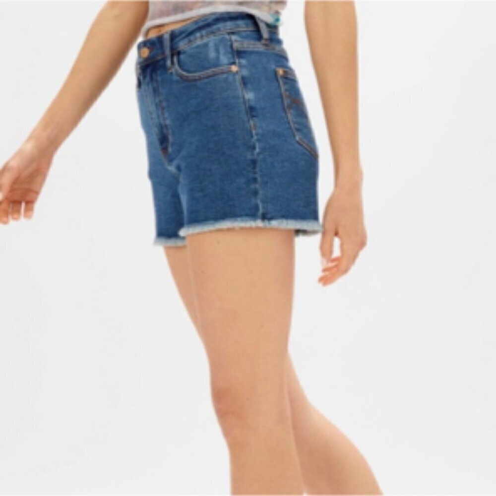 New NWT Judy Blue Plus Size High Rise Denim Shorts Style# JB150176 1XL - Picture 6 of 6